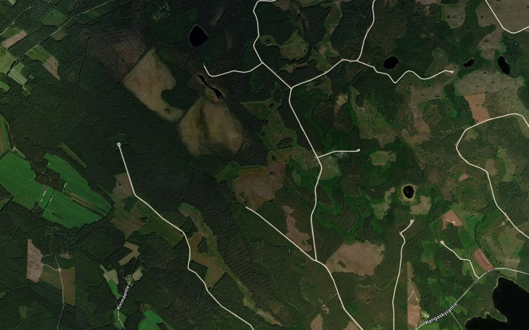 Satellite map of the Haukilahde