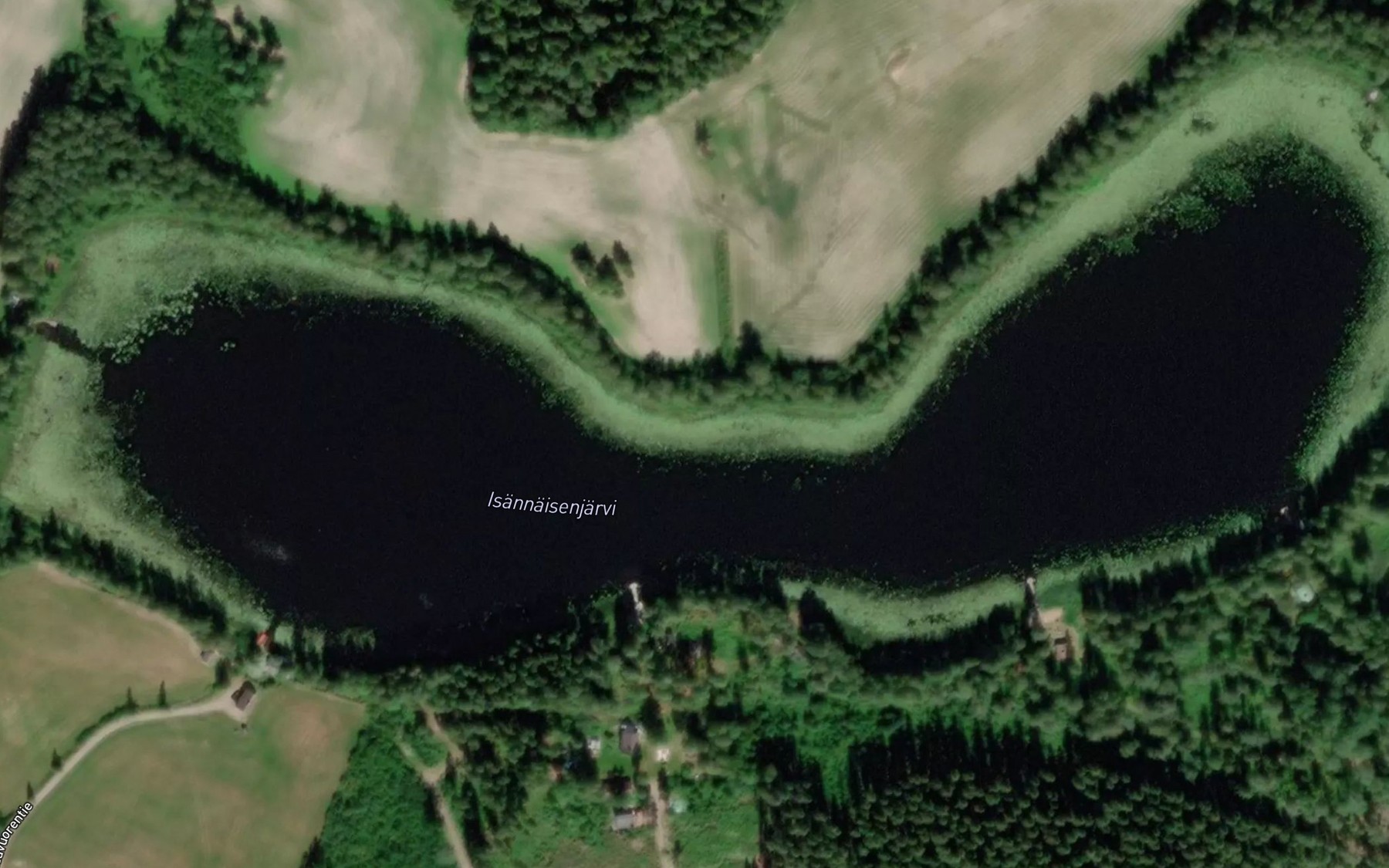 Satellite map of the Isannaisenjarvi