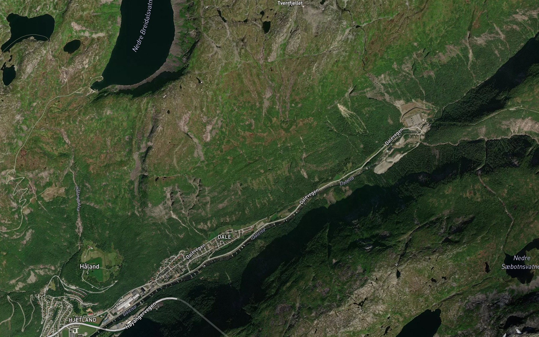 Satellite map of the Gryvla