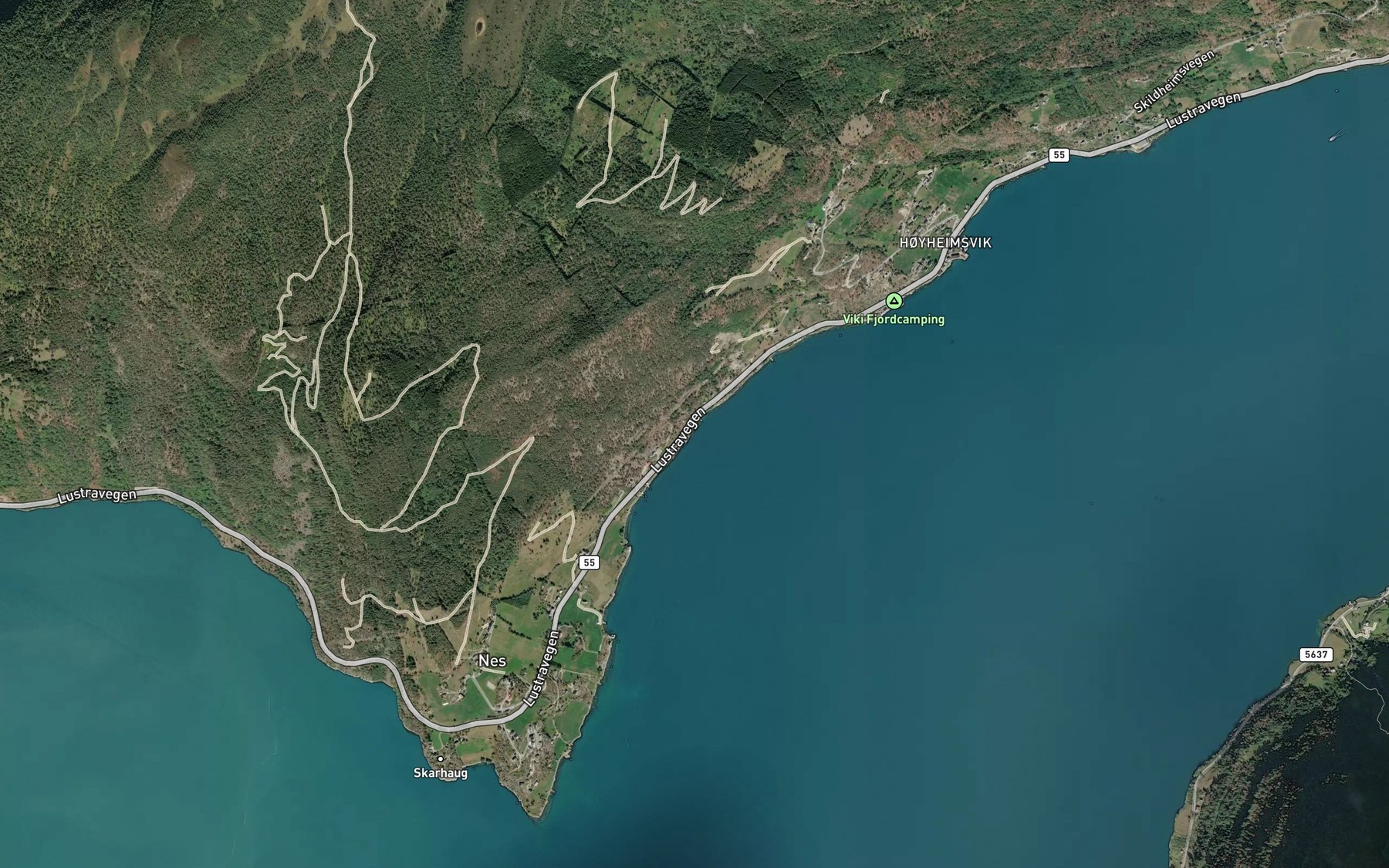 Satellite map of the Hundaviki