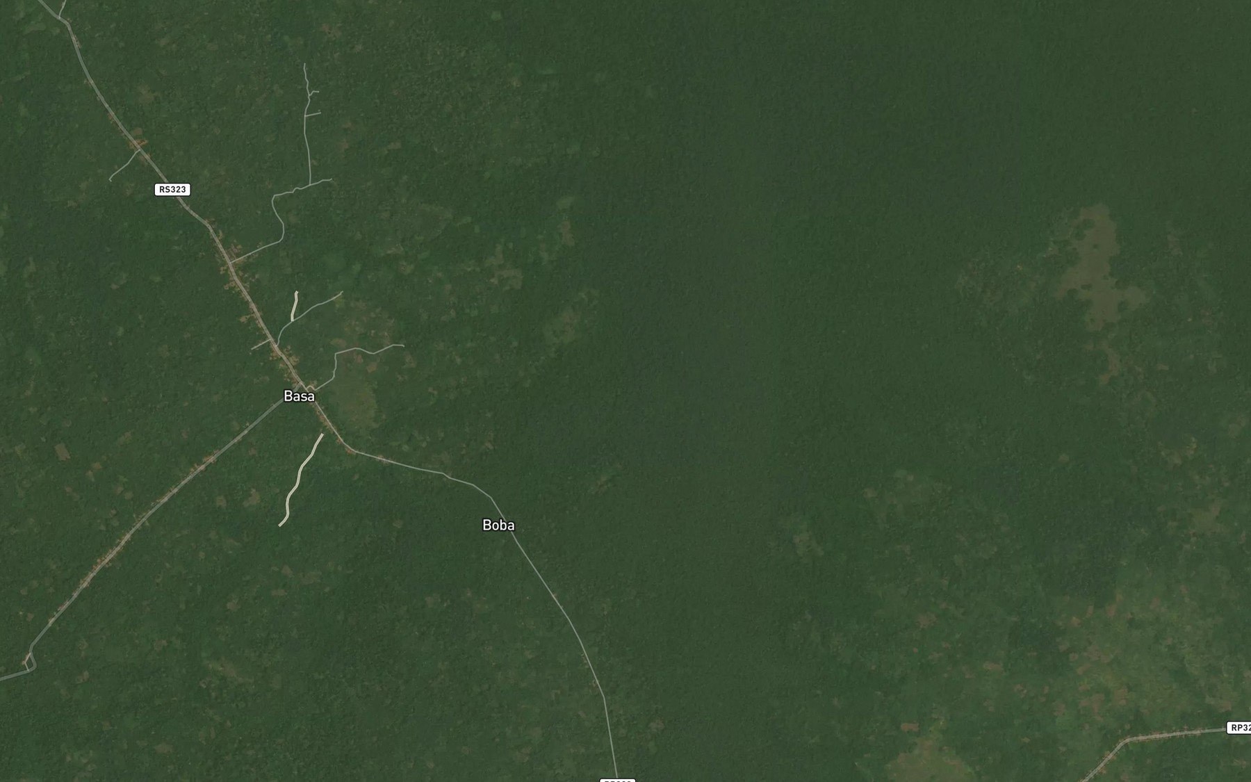 Satellite map of the Mombe