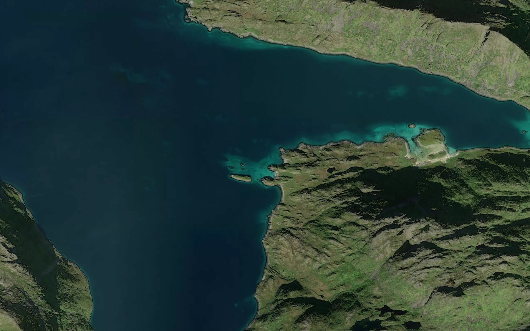 Satellite map of the Sandabukta