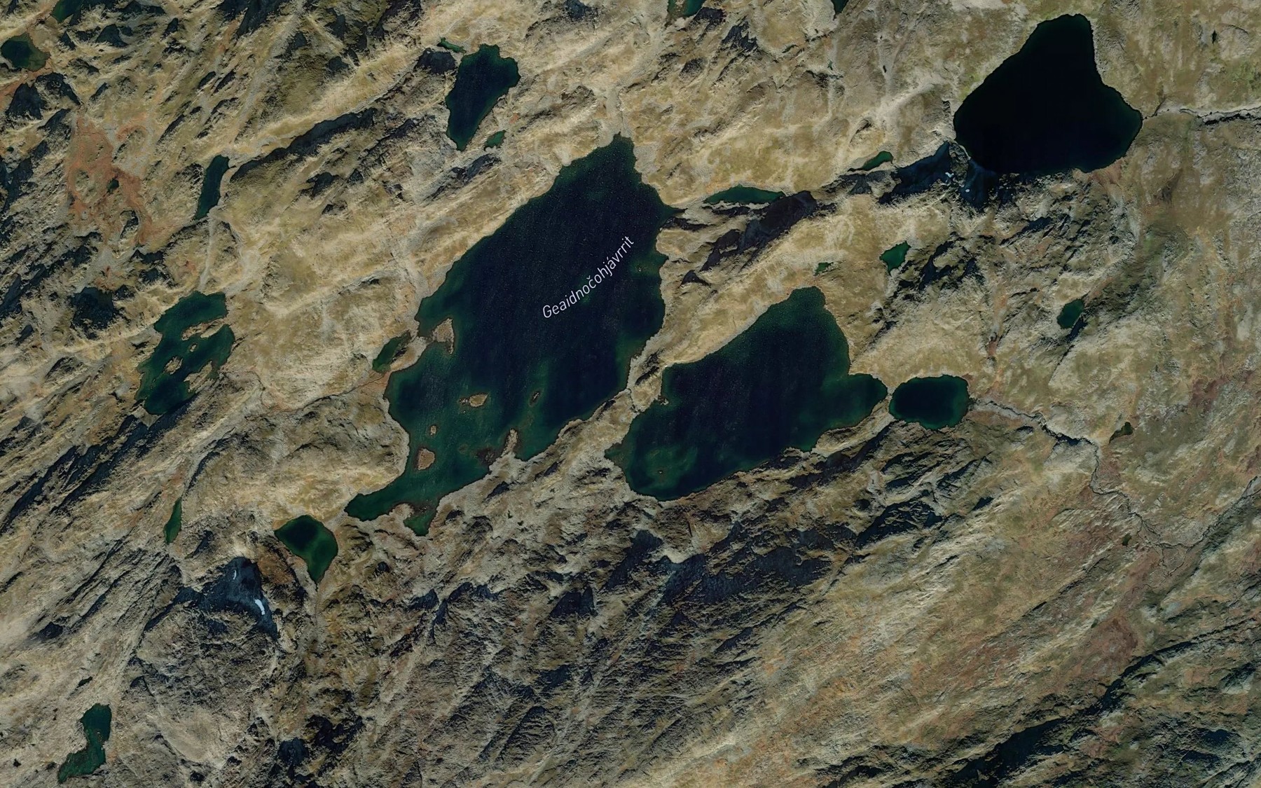 Satellite map of the Geaidnocohjavri