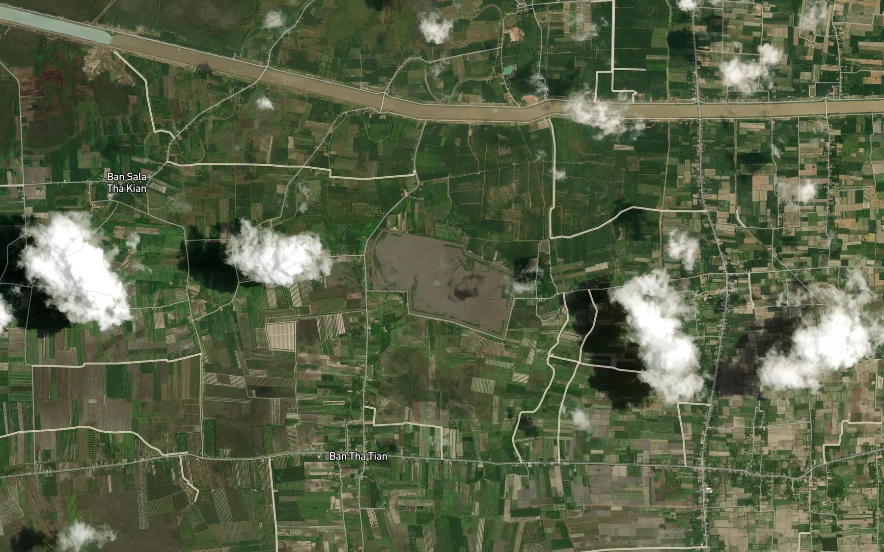 Satellite map of the Ang Kep Nam Thung Thap Nai