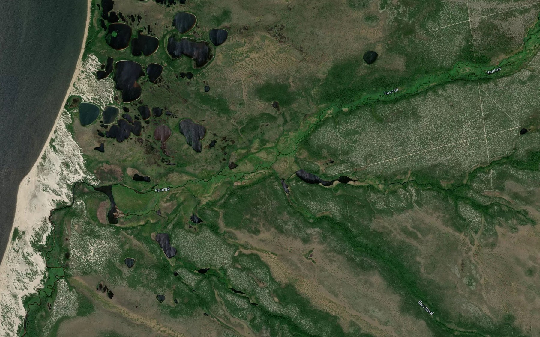 Satellite map of the Stlanikovyy