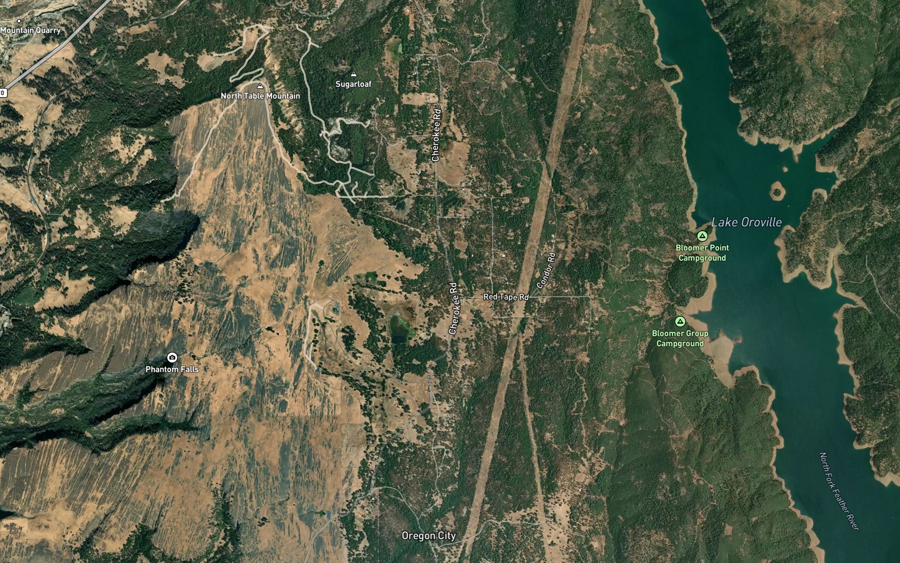 Satellite map of the Dutch Pete Spring