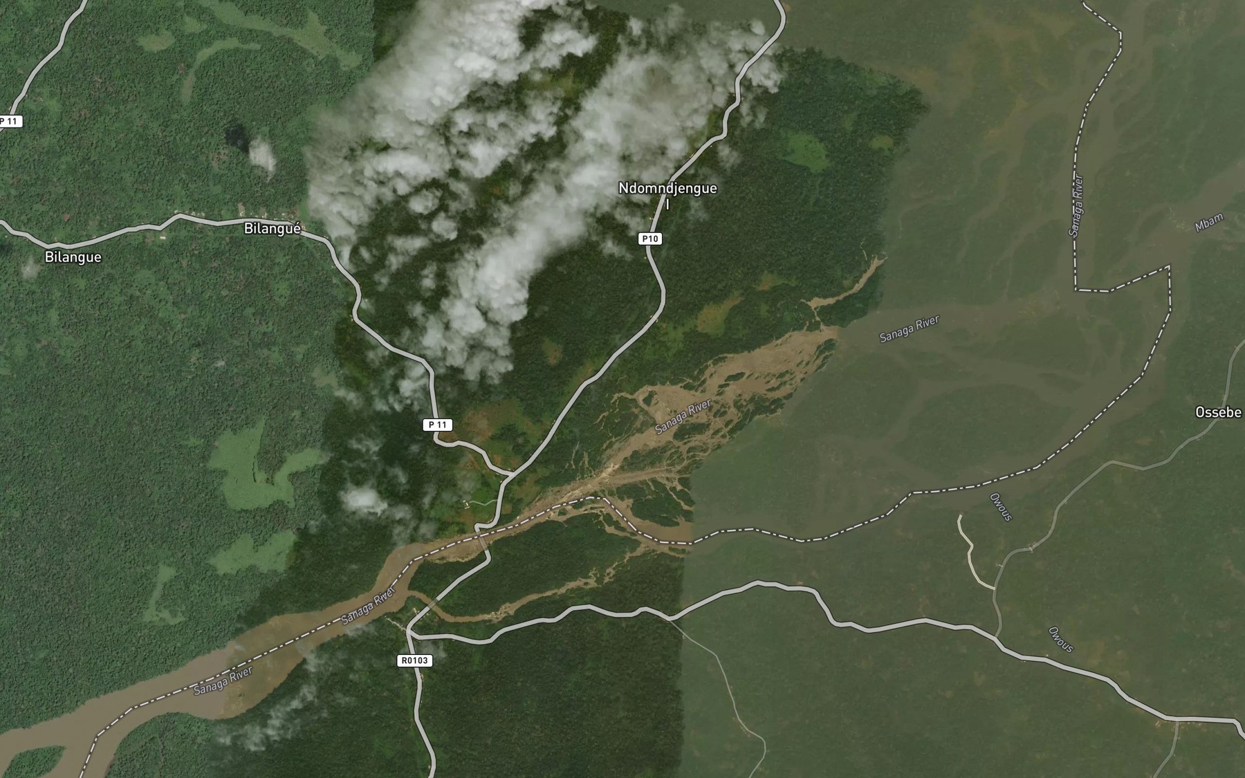 Satellite map of the Kale
