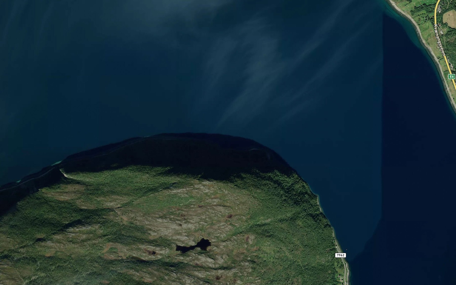 Satellite map of the Djupbukt