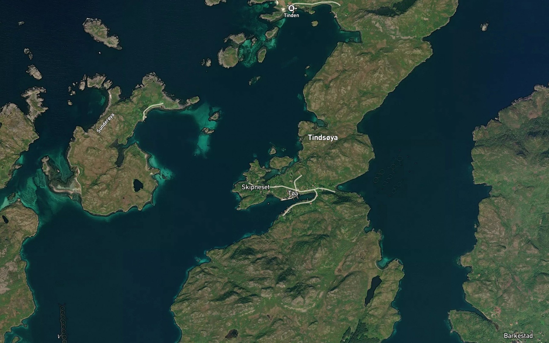 Satellite map of the Leirbogen