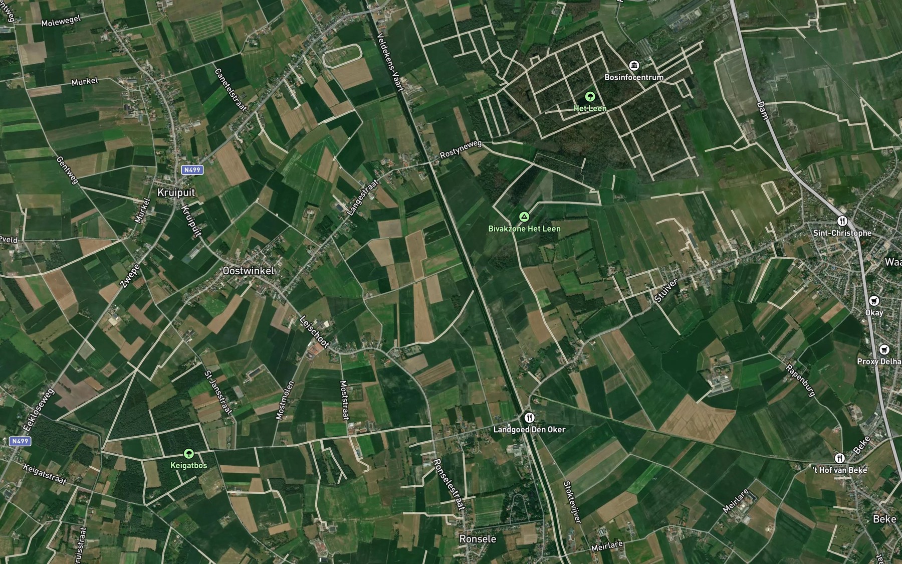 Satellite map of the Kasteelloop