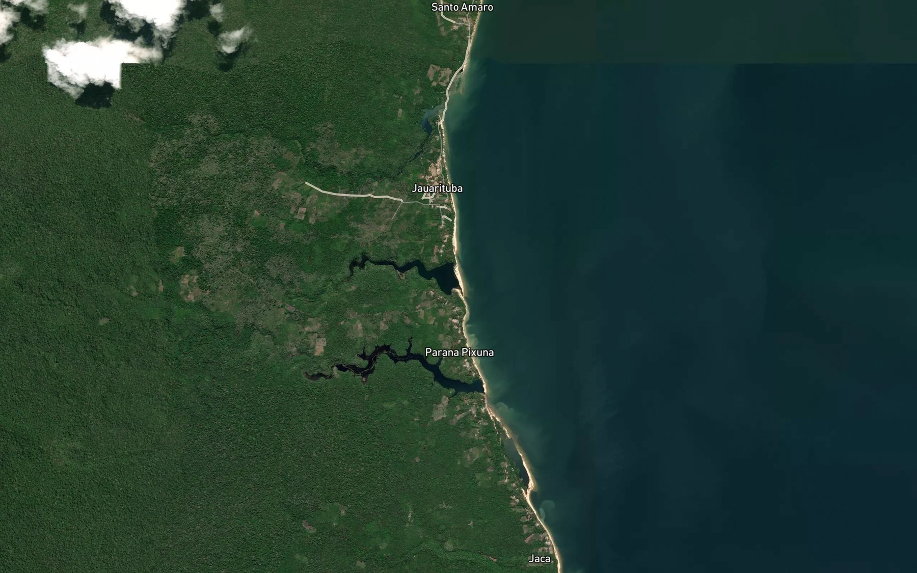 Satellite map of the Igarape Japequara