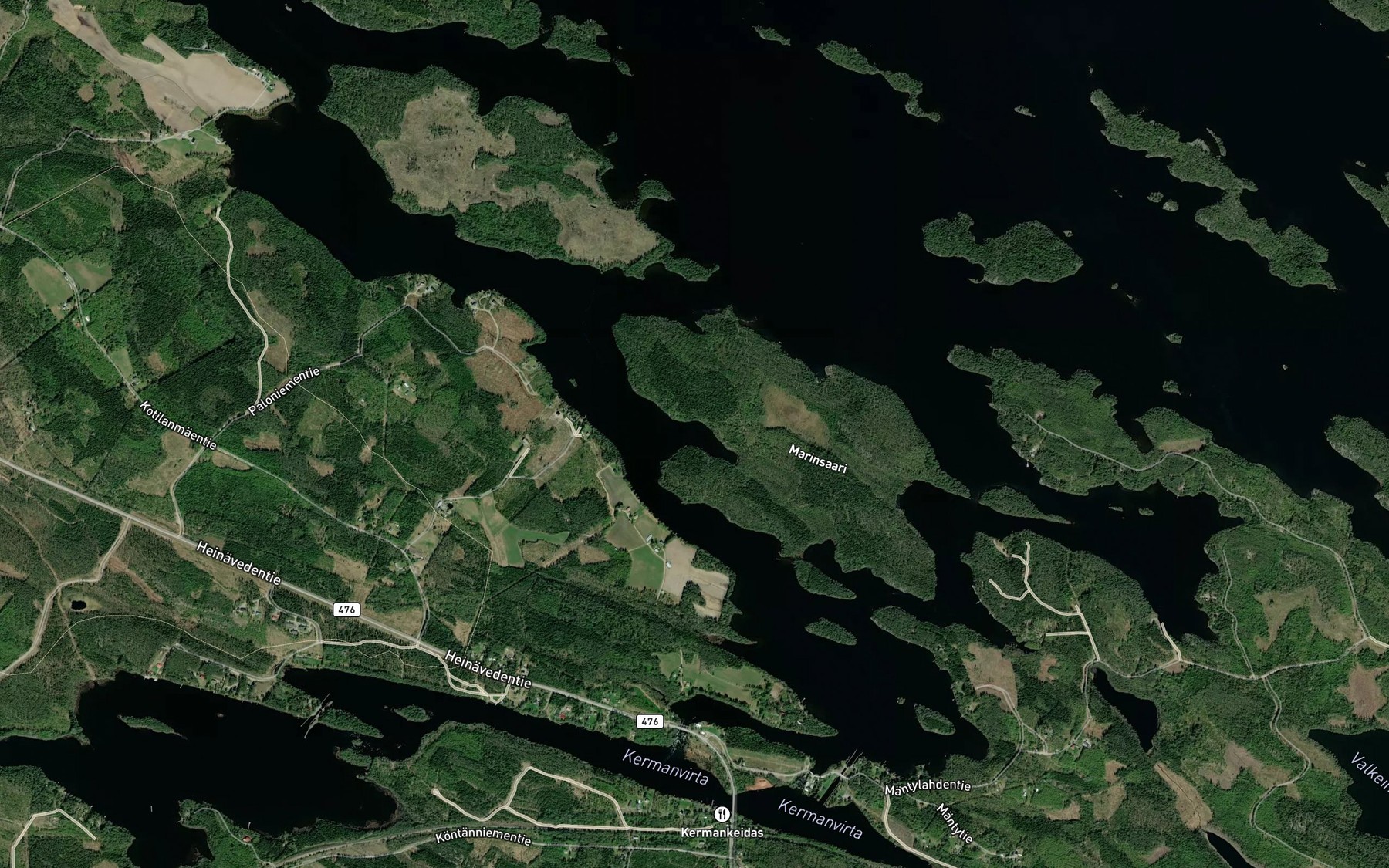 Satellite map of the Lotjalahti