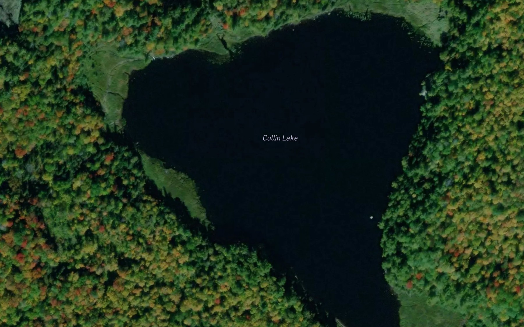 Satellite map of the Cullin Lake