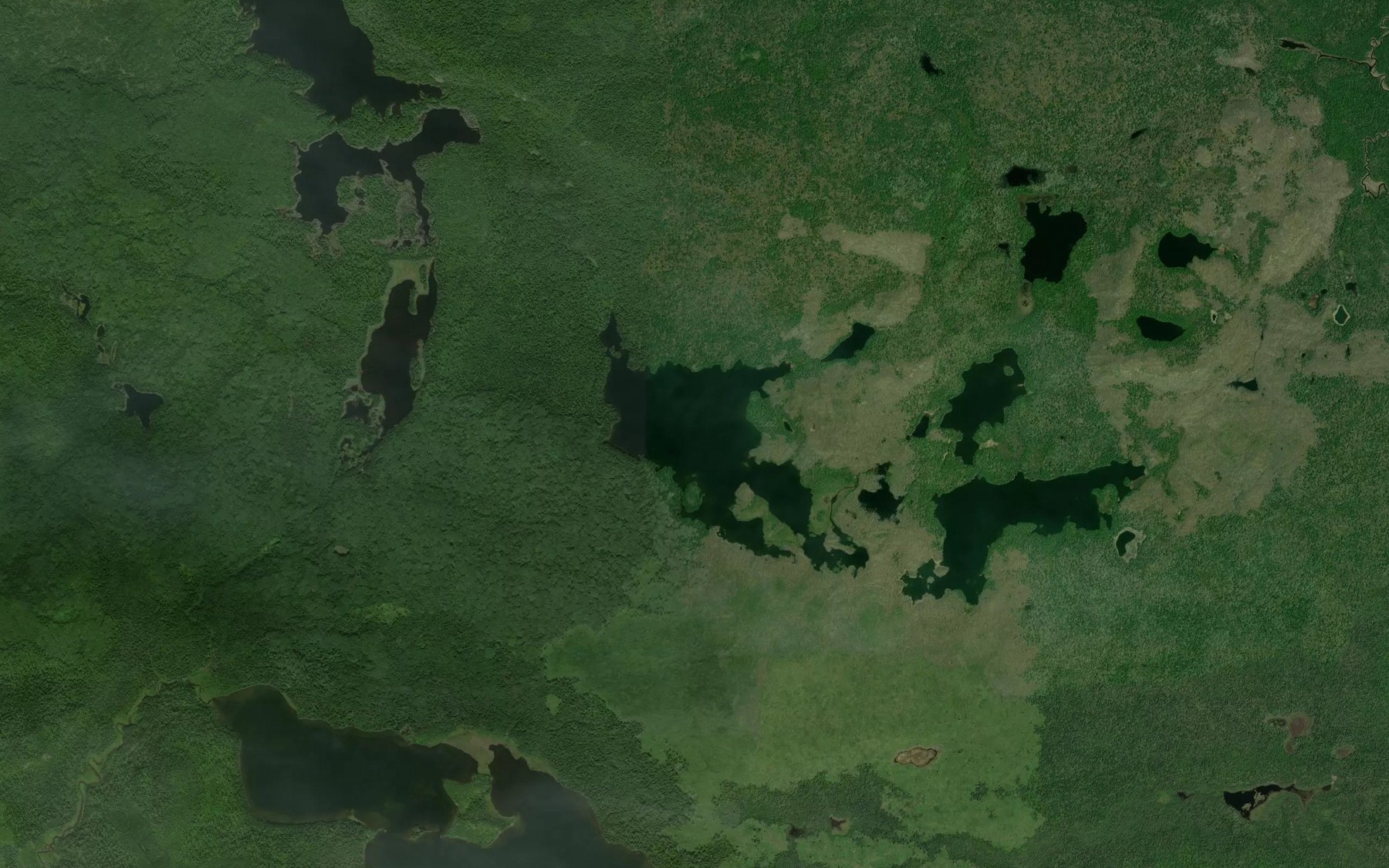 Satellite map of the Roder Lake
