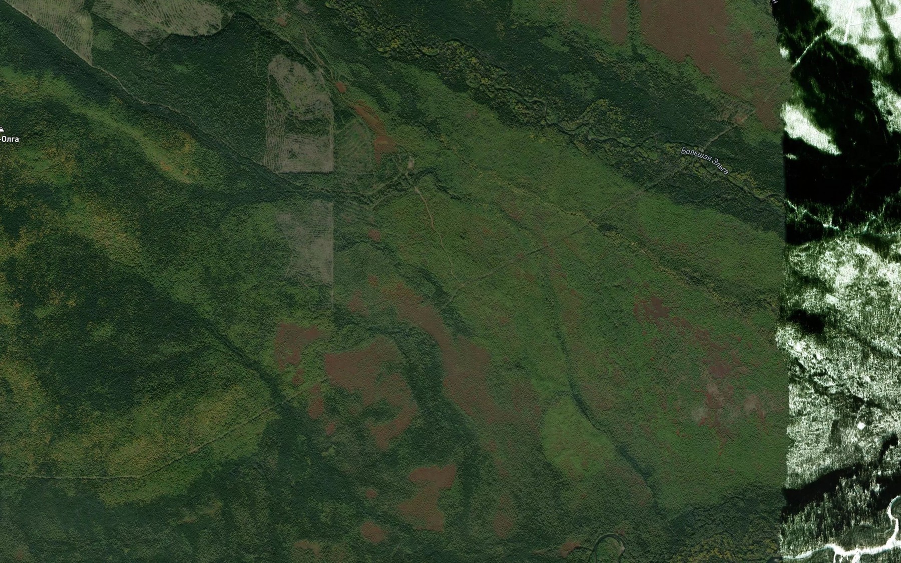 Satellite map of the Skrytyy