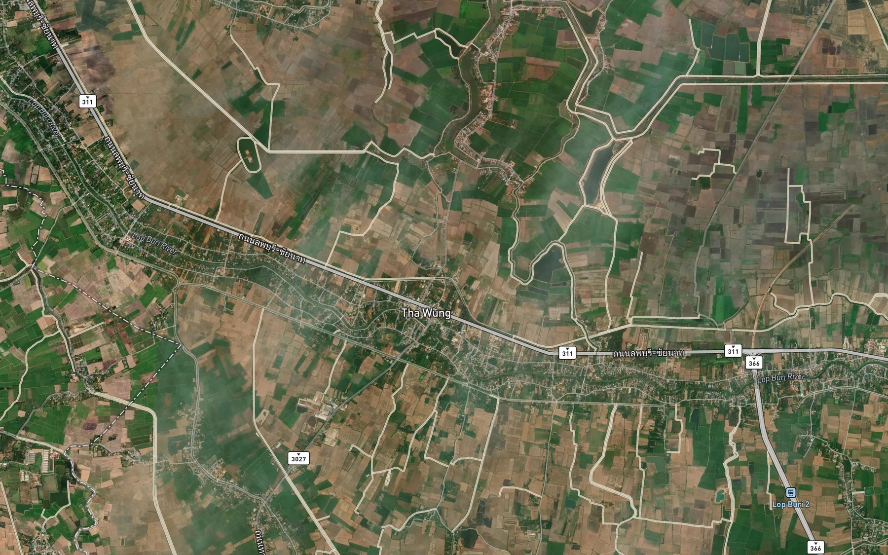 Satellite map of the Huai Lam Chet Ret