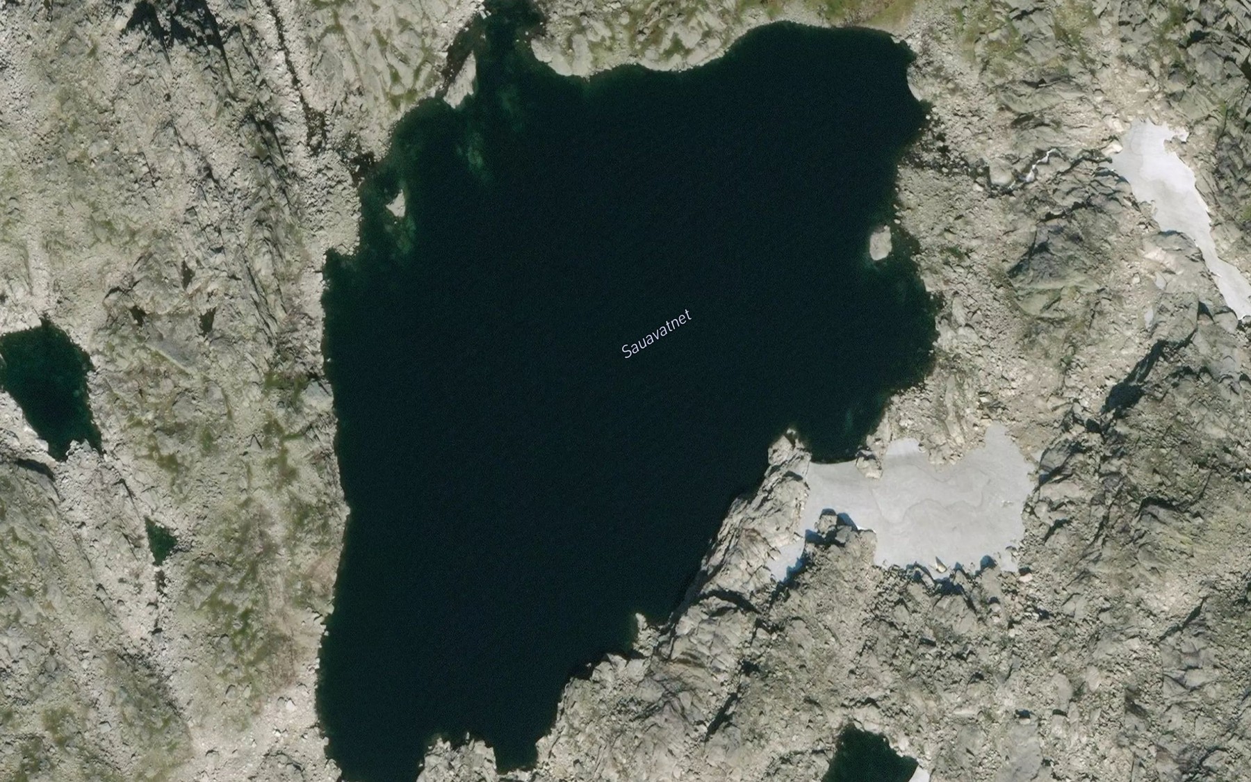 Satellite map of the Sauavatna