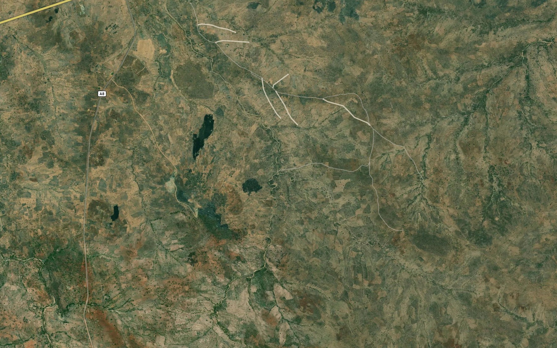 Satellite map of the Mayo Karlahi