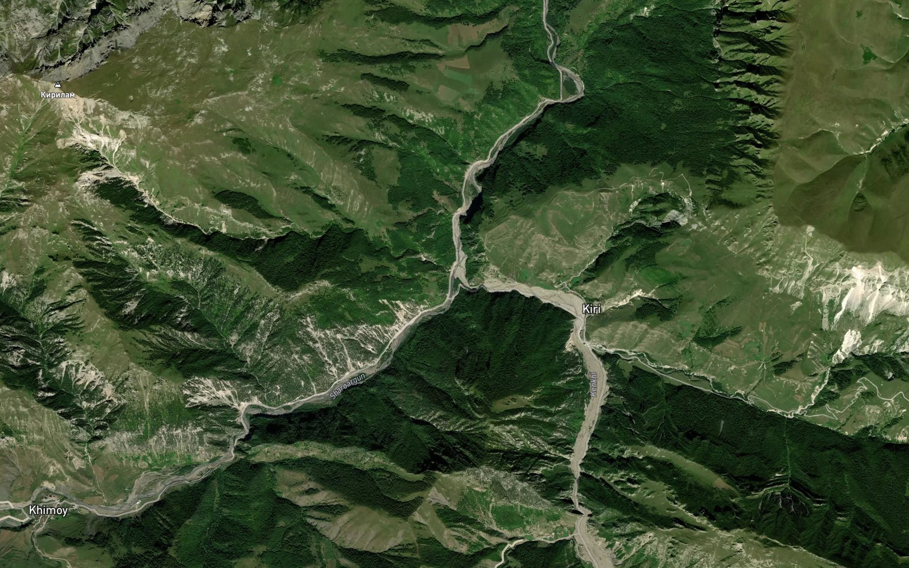 Satellite map of the Kenkhi