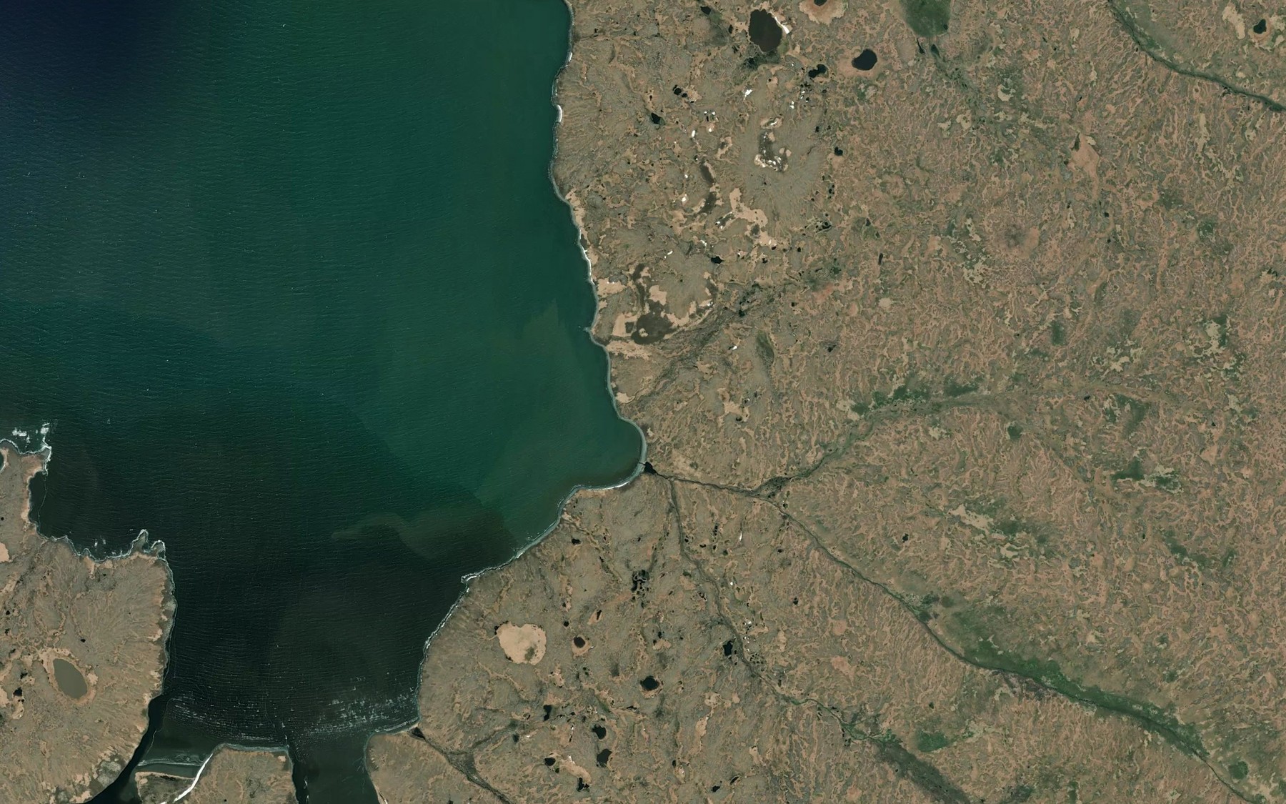 Satellite map of the Gungnoruk Creek