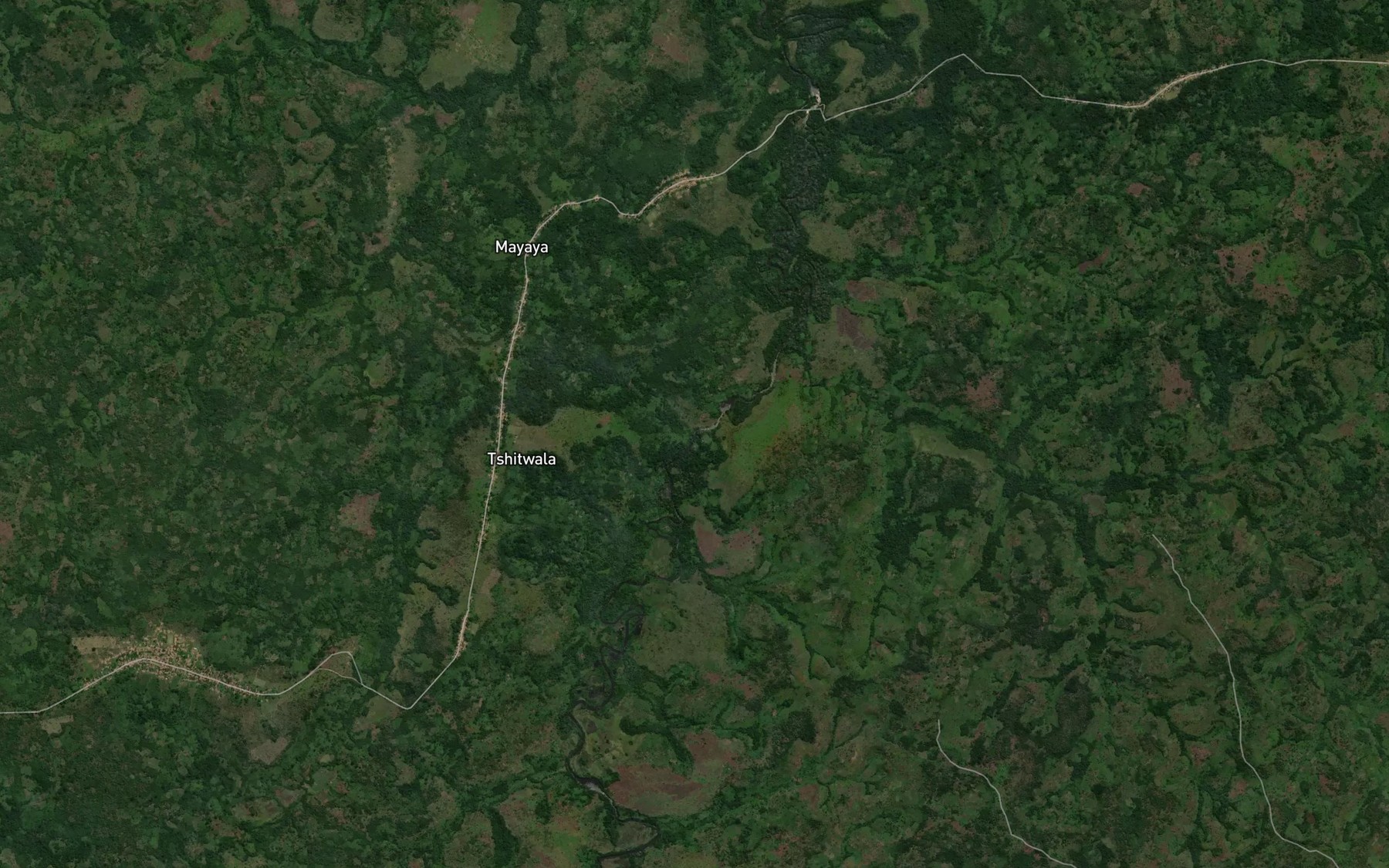 Satellite map of the Kamisundu