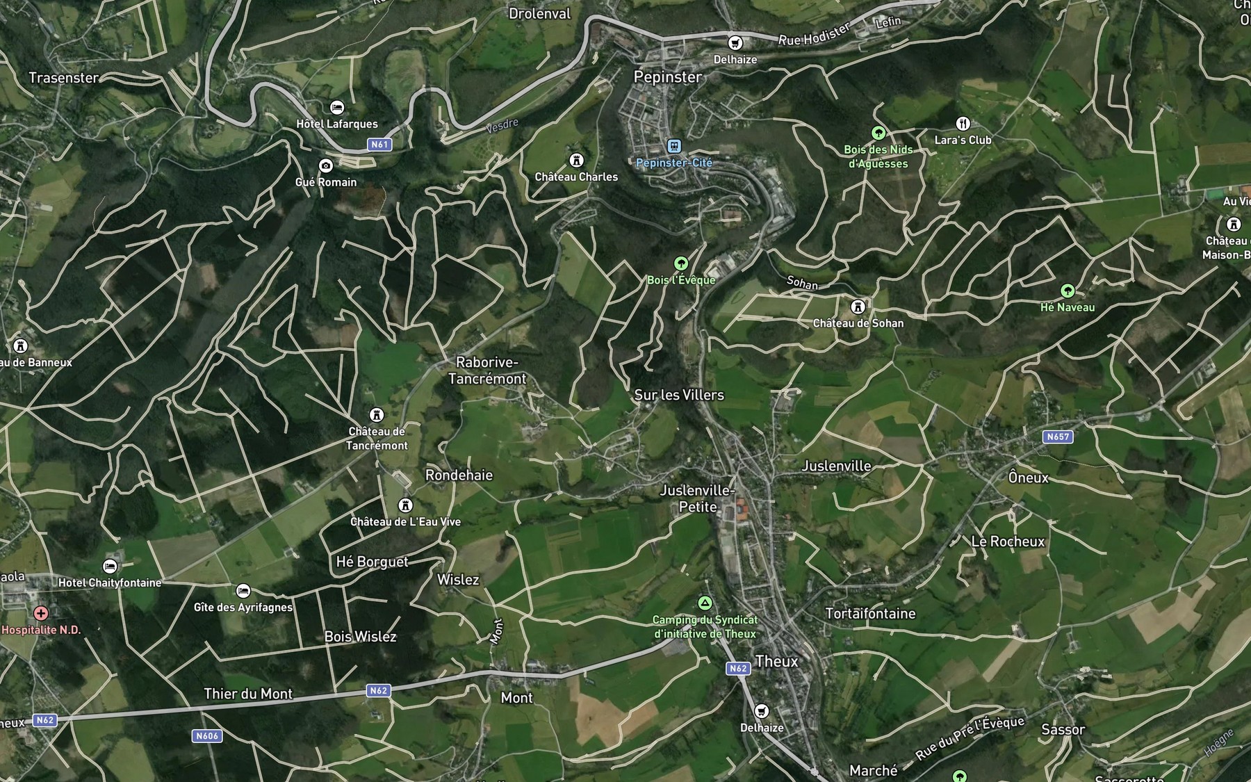 Satellite map of the Sohan