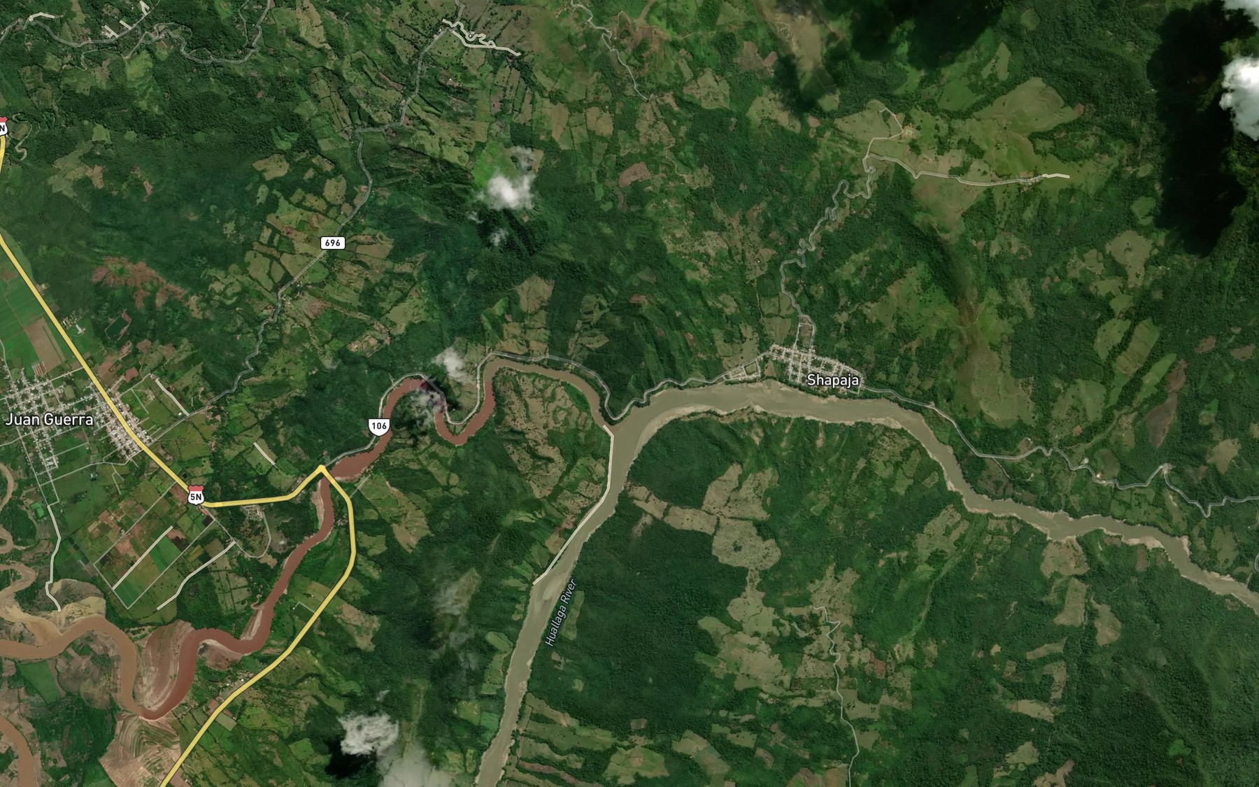 Satellite map of the Rio Mayo