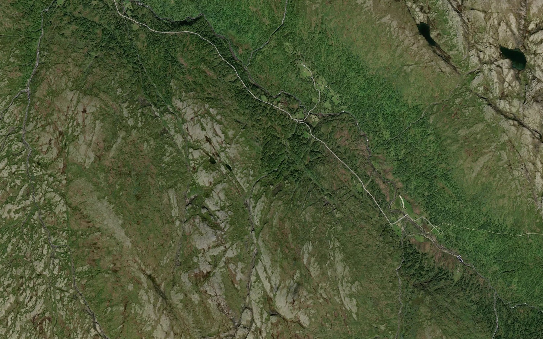 Satellite map of the Ronningsbekken