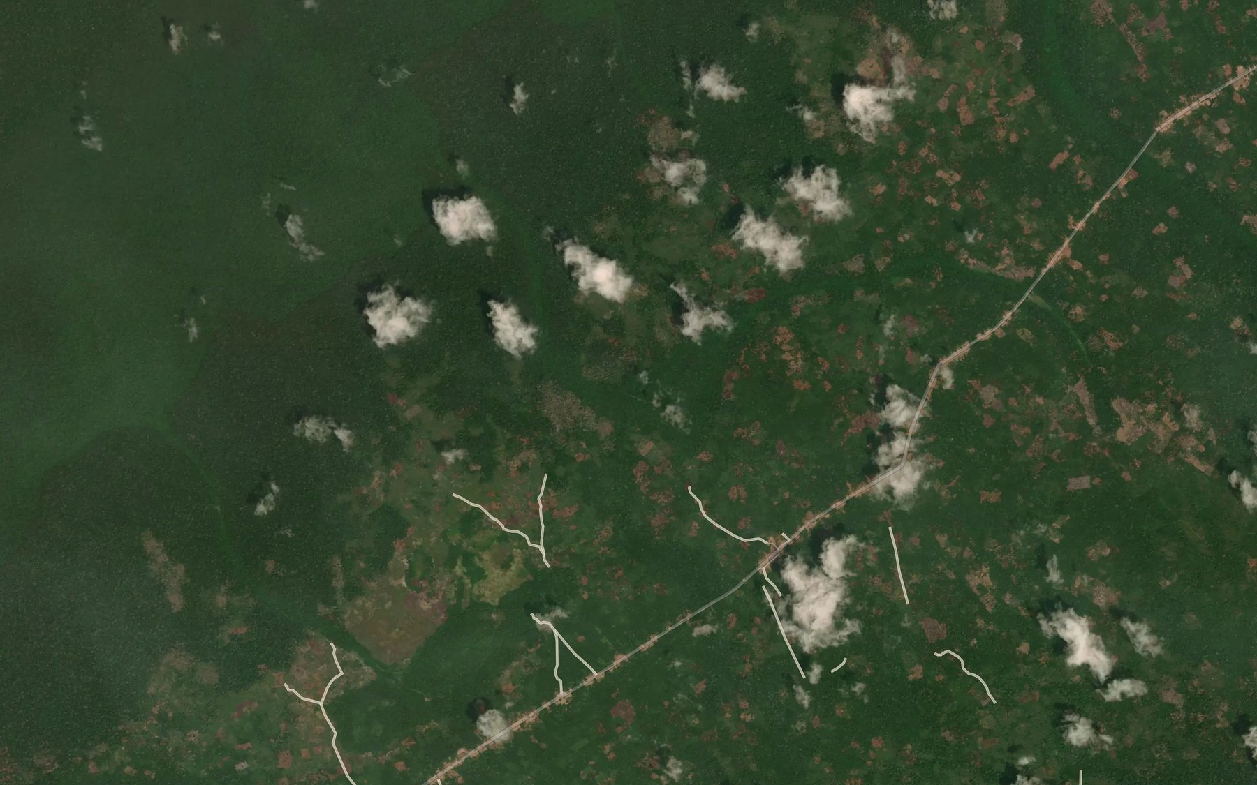 Satellite map of the Duduma