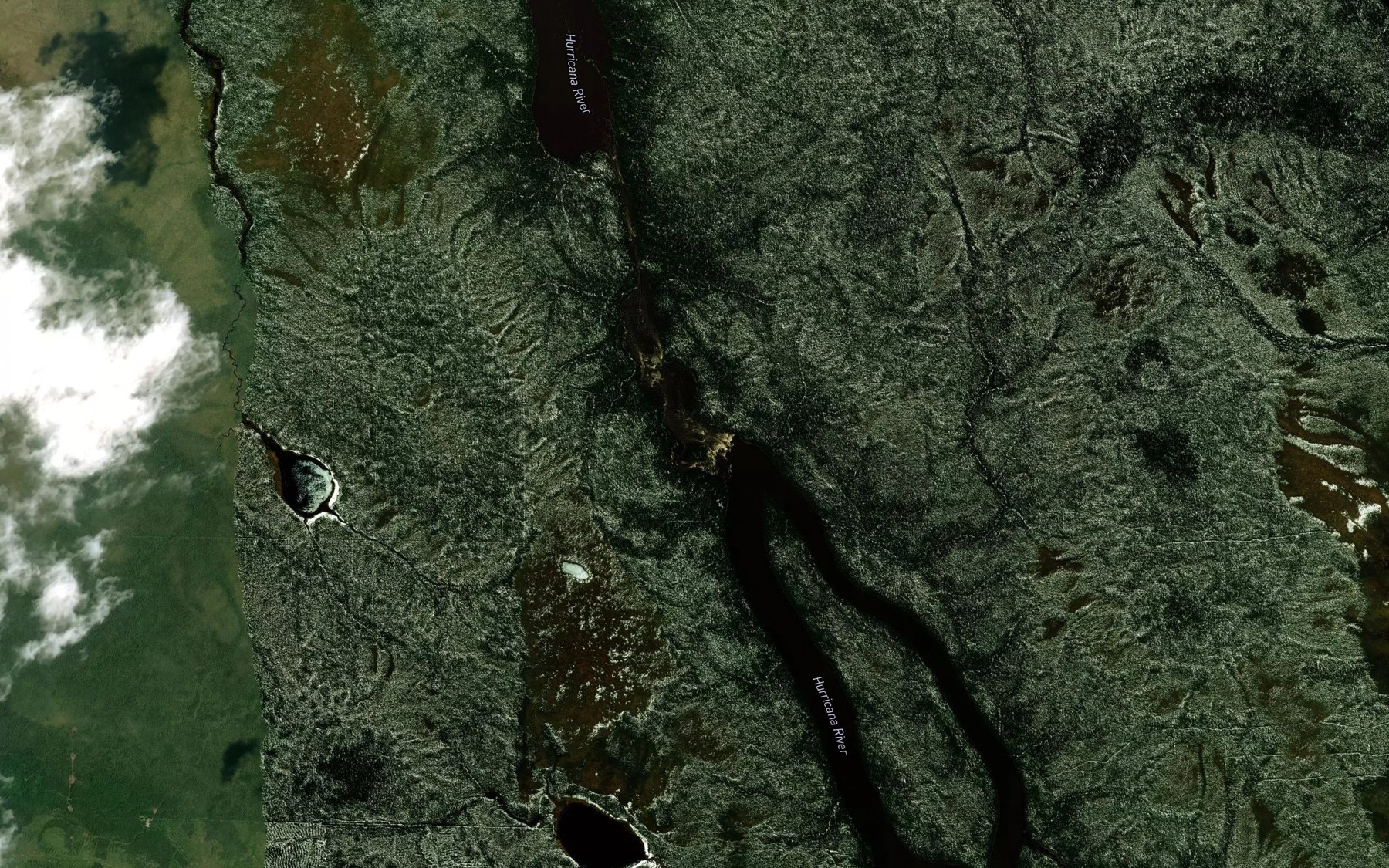 Satellite map of the Rapides Kitci Wagidadjiwan