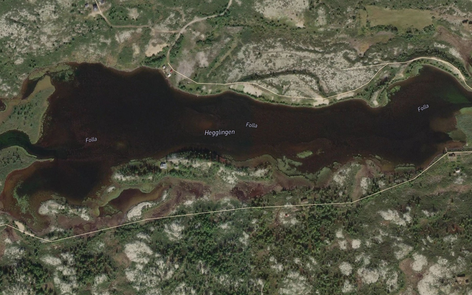 Satellite map of the Heglingen