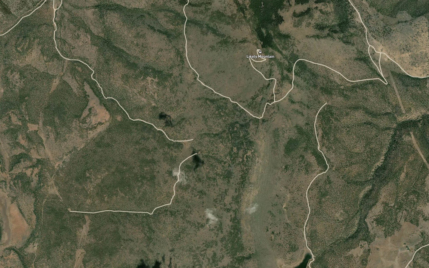 Satellite map of the Dago Spring