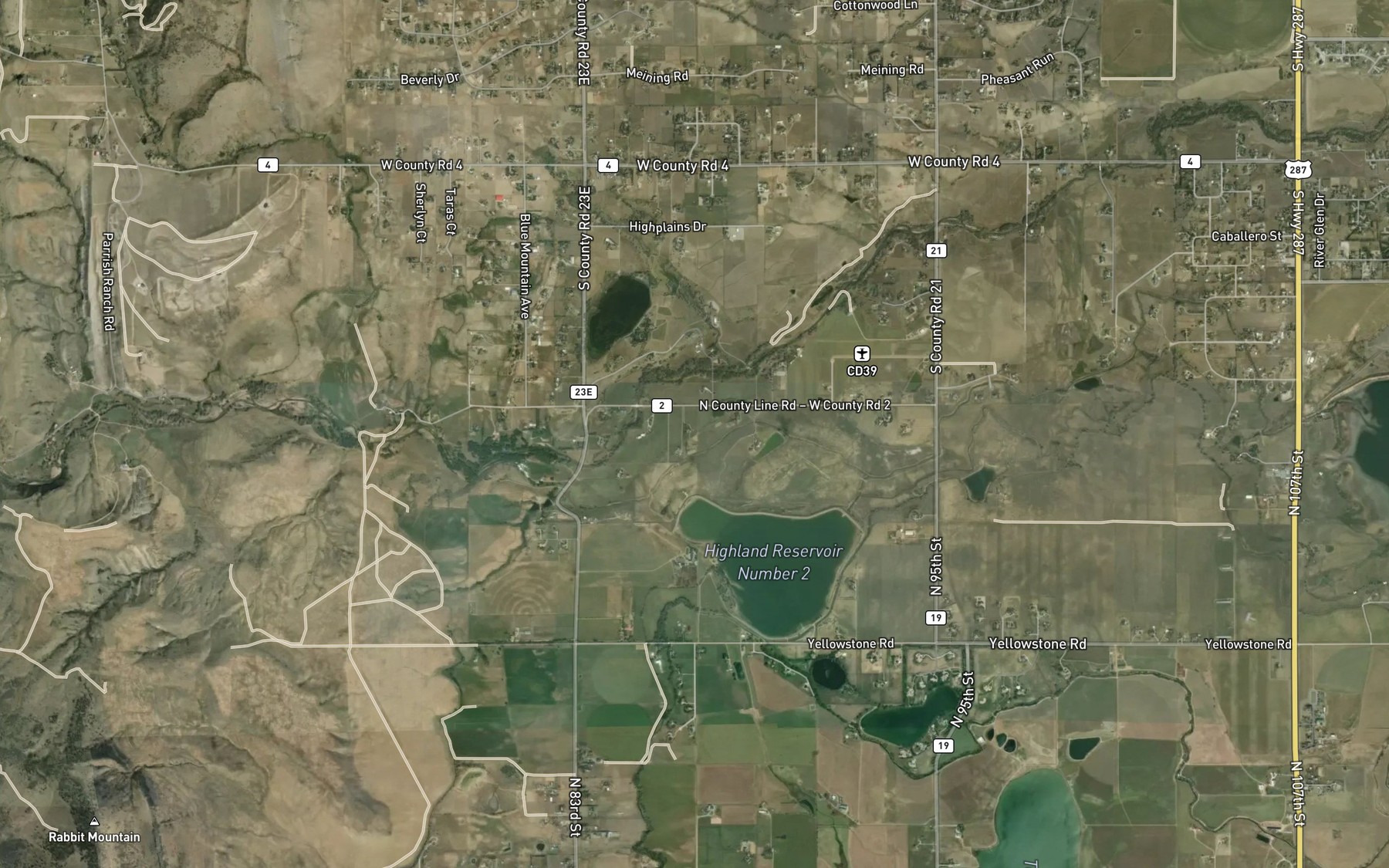 Satellite map of the W R Blower Ditch