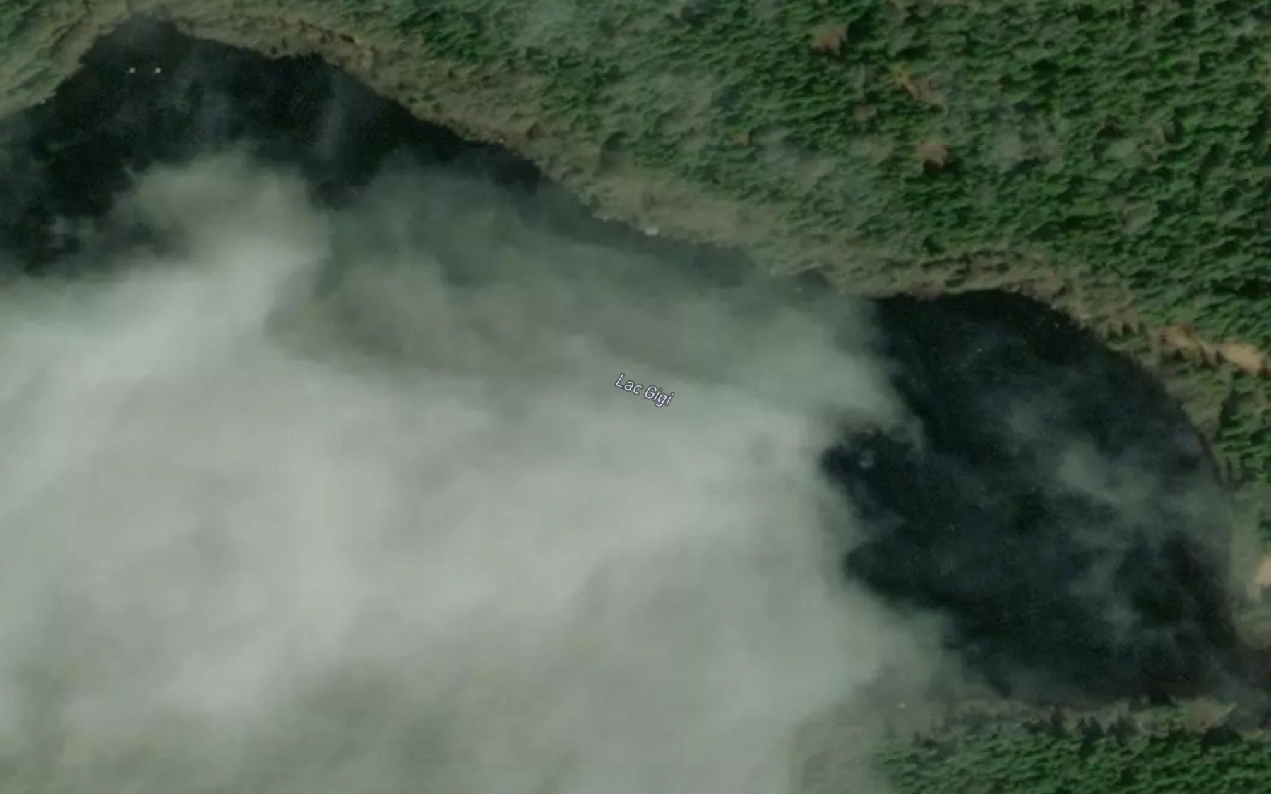Satellite map of the Lac Gigi