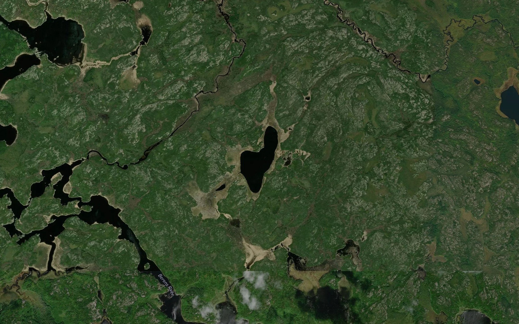 Satellite map of the Kokookuhoo Lake