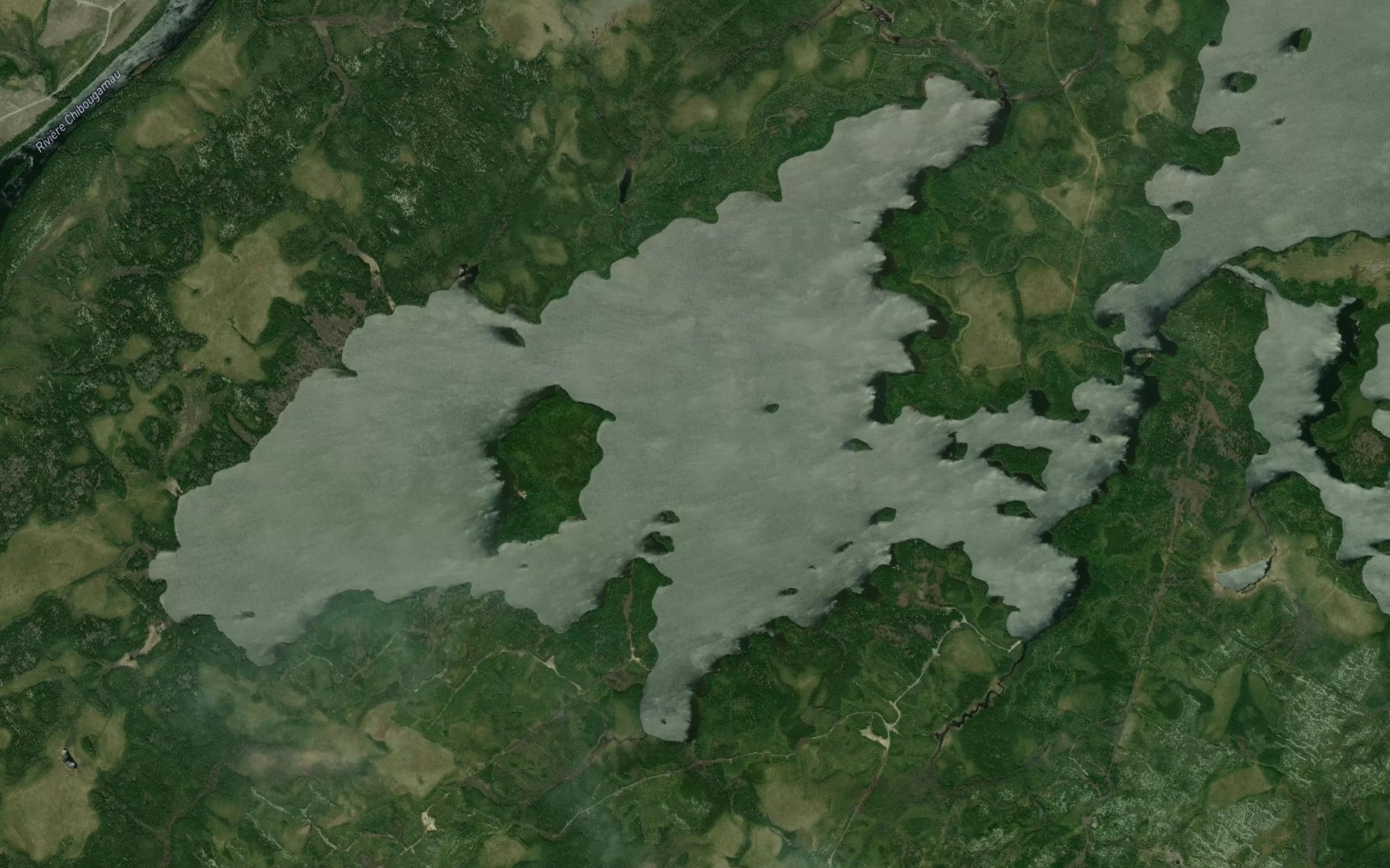 Satellite map of the Baie de la Tete de Heron