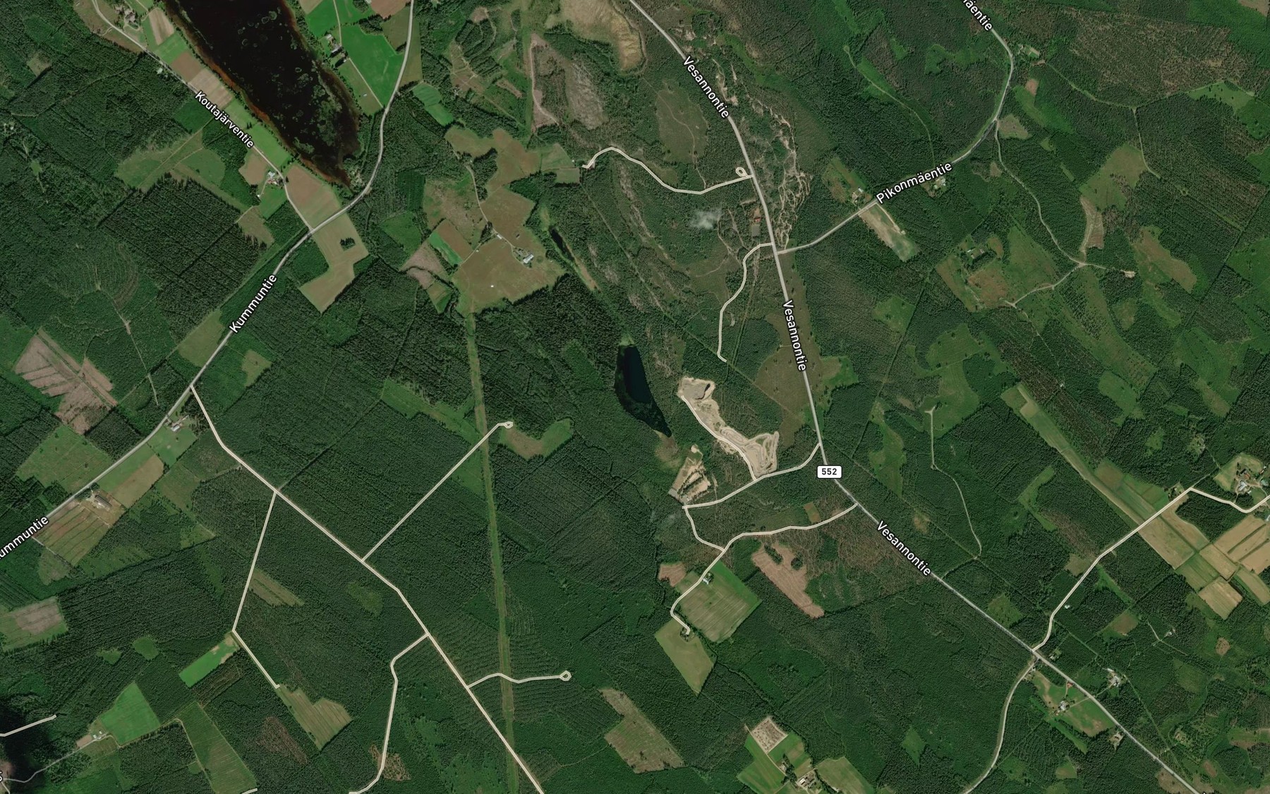 Satellite map of the Etelalampi