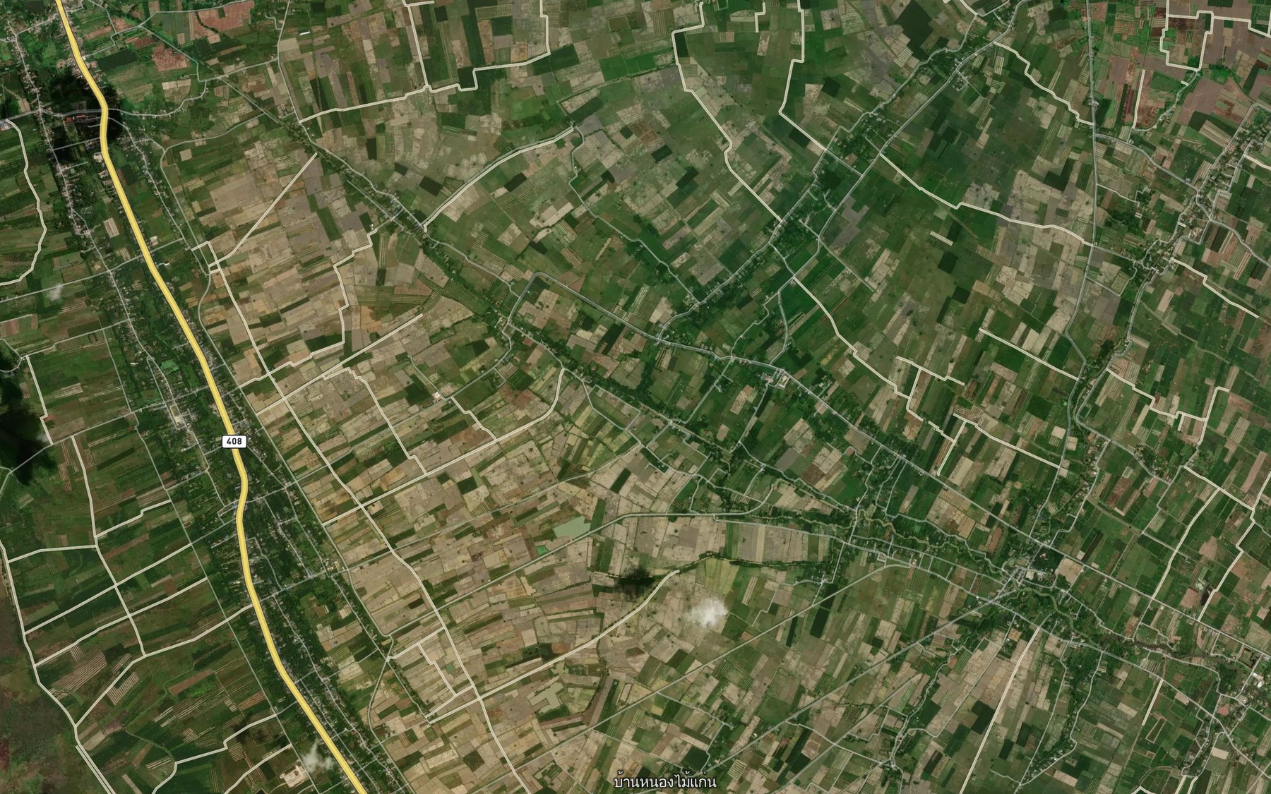 Satellite map of the Khlong Don Samran