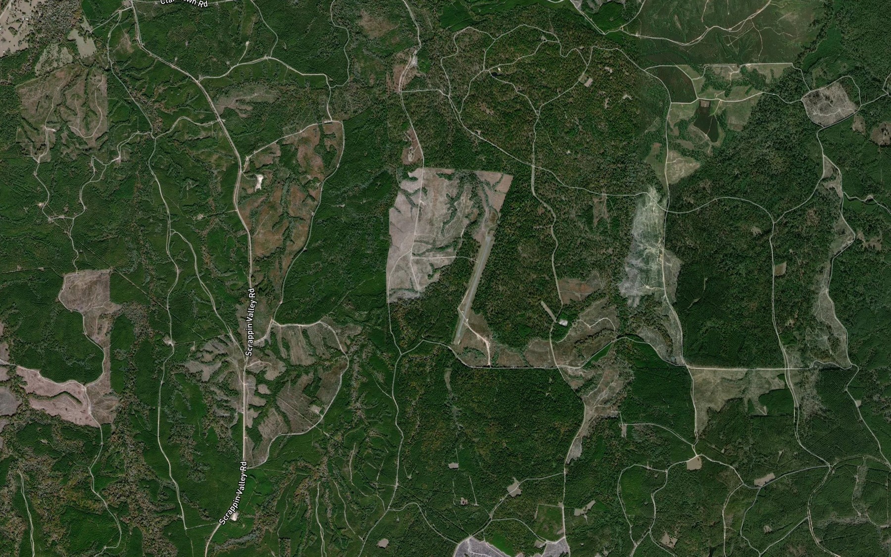 Satellite map of the Ole Doc Branch
