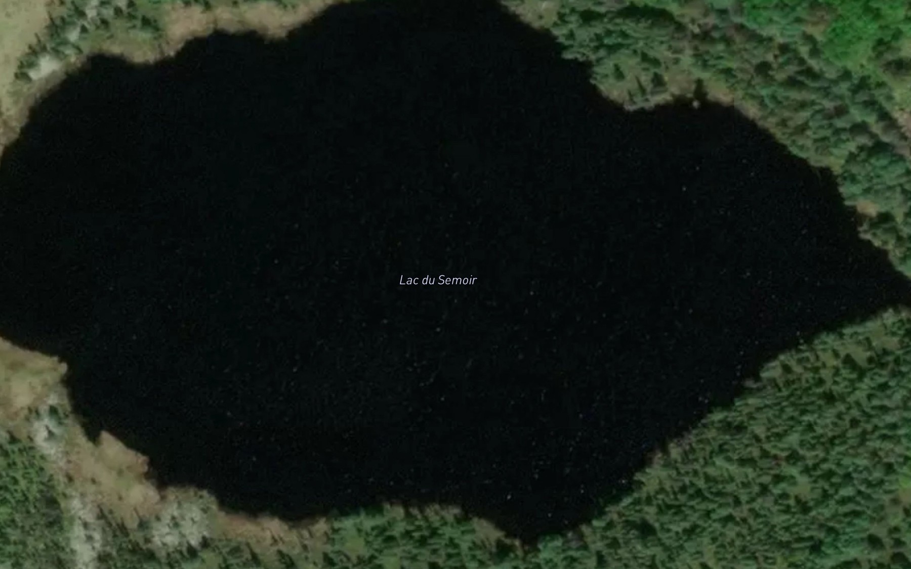 Satellite map of the Lac du Semoir