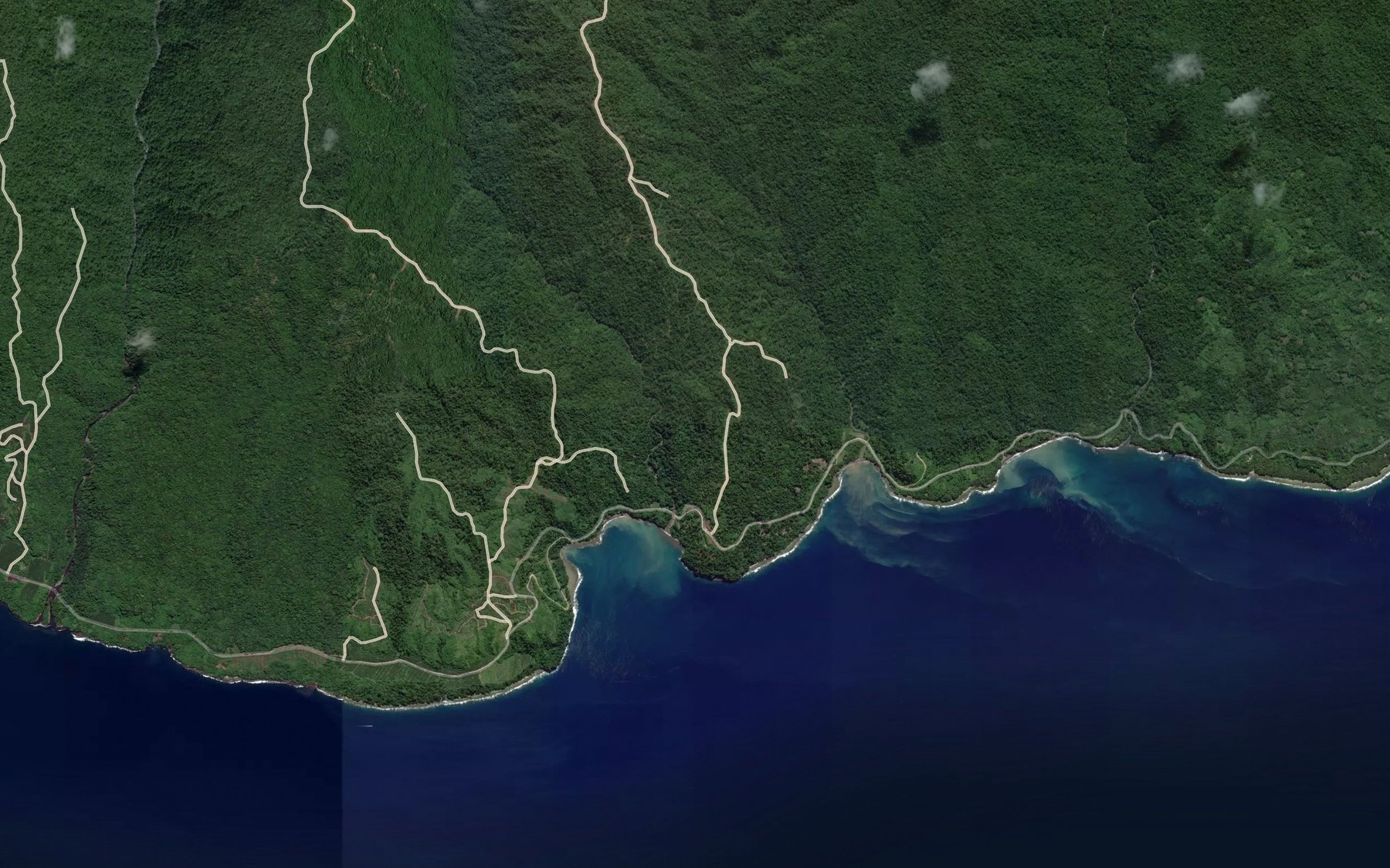 Satellite map of the Mansung Creek