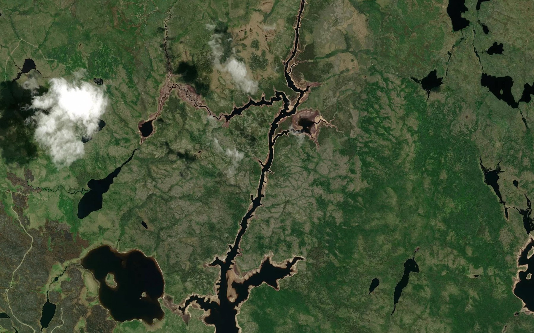 Satellite map of the Baie du Voleur