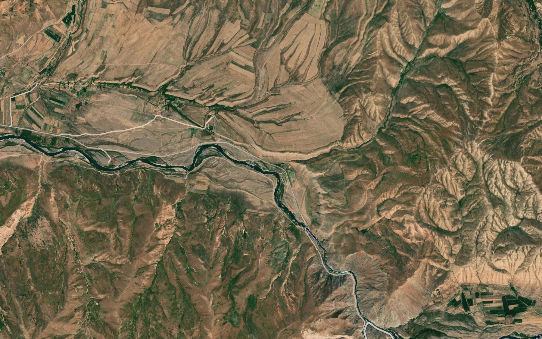 Satellite map of the Musa-Bek