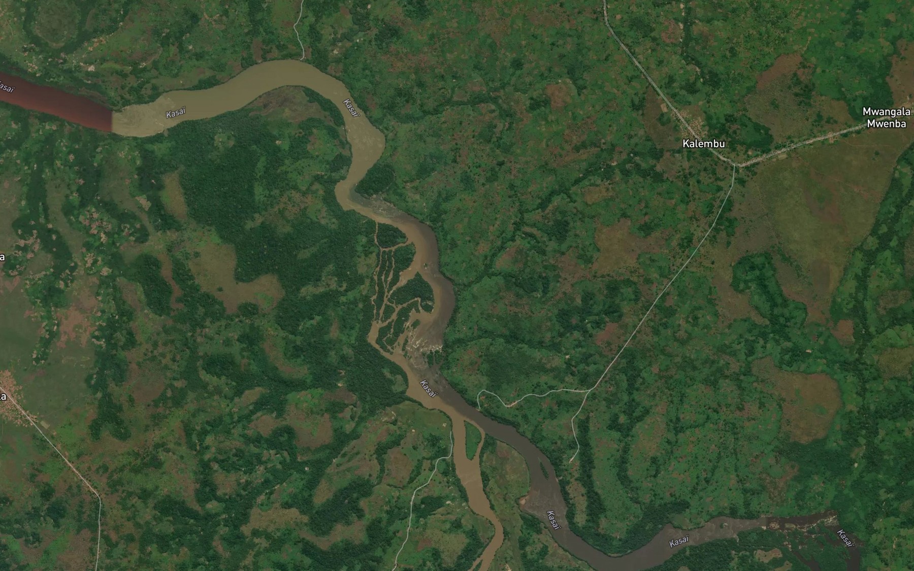 Satellite map of the Gulunguji