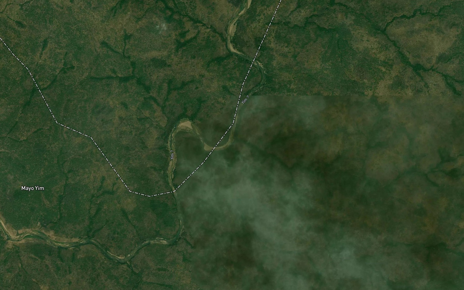 Satellite map of the River Beni
