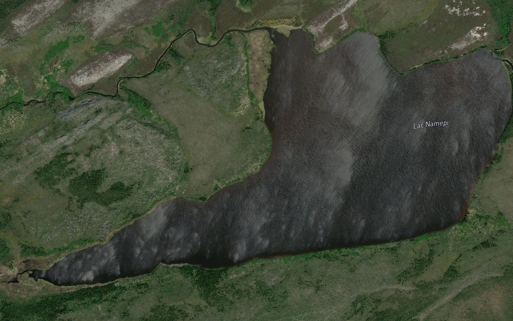 Satellite map of the Lac Namepi