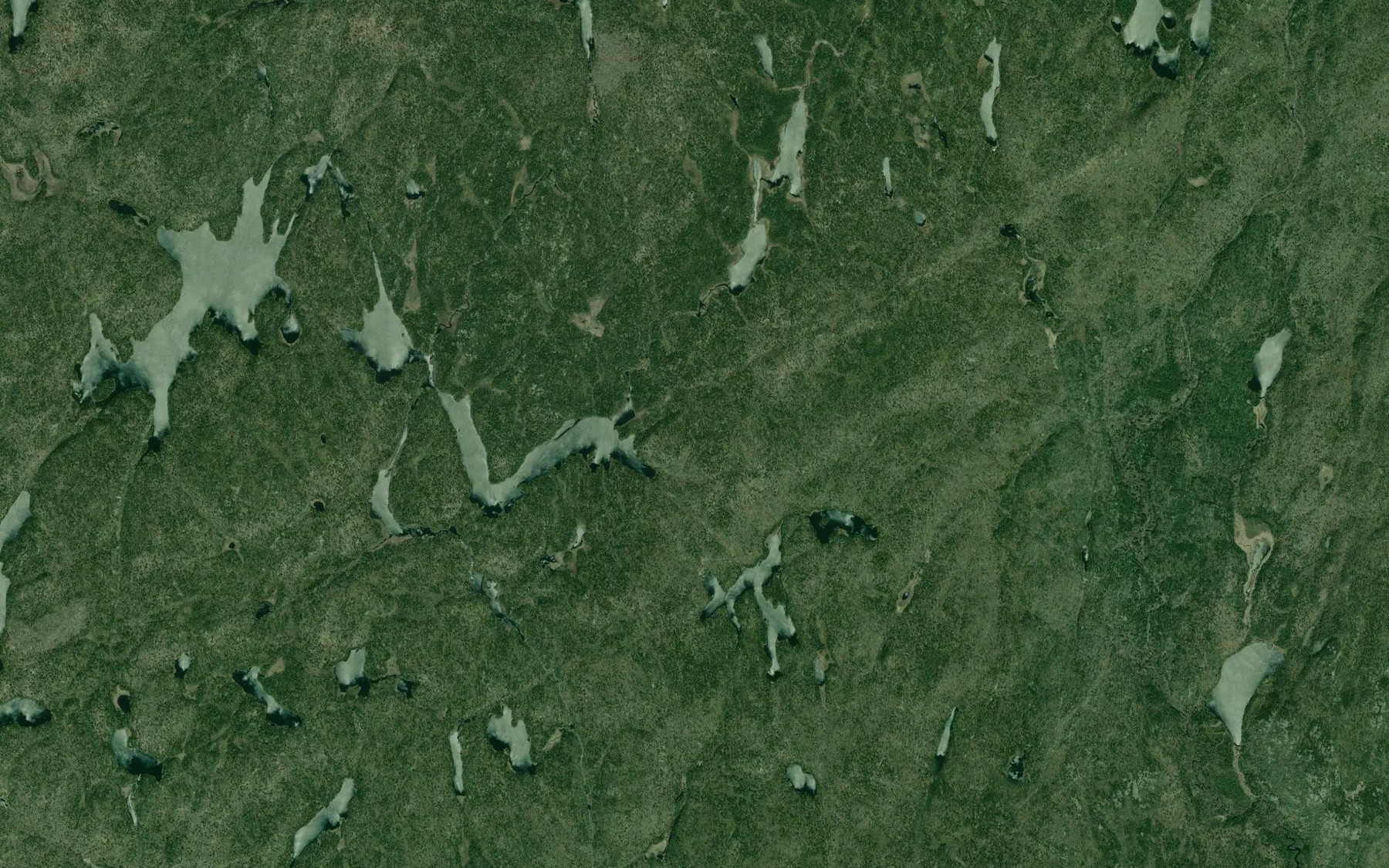 Satellite map of the Aquarius Creek
