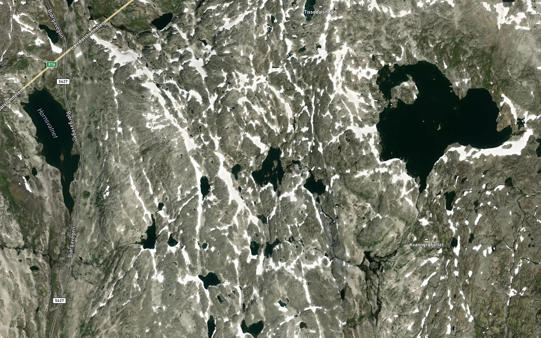Satellite map of the Gronebergvatnet