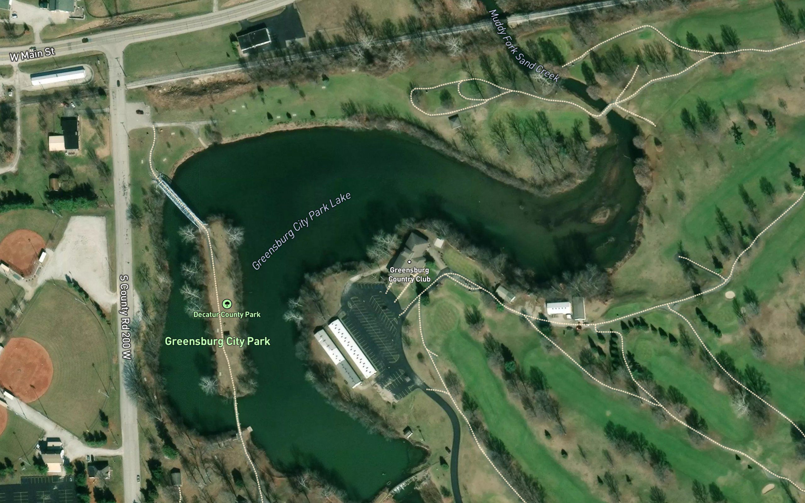 Greersburg City Park Lake