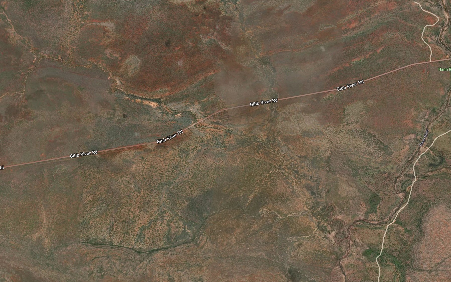 Satellite map of the Curlew Creek